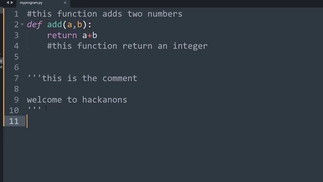 how to comments in python