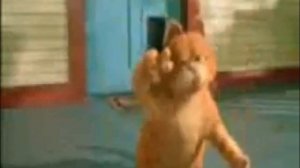 Гарфилд нас вставляет колбаса замедлено в 20 раз