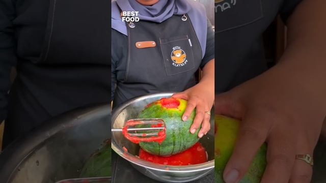 Fresh watermelon juice stall in Concubine Lane Ipoh ? So healthy, sweet and refreshing ?