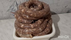 Домашняя, краковская колбаса.