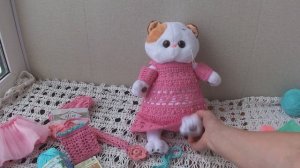 Как связать одежду для Лили, своими руками Платье, топик, сумочки