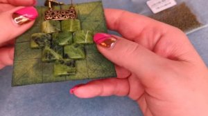 Бусы из нефрита своими руками... Процесс