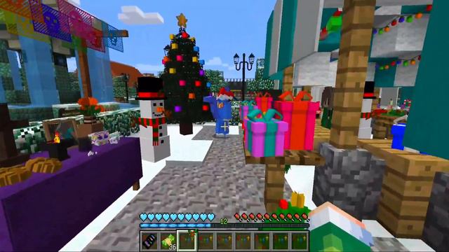 МАЙНКРАФТ НО В НАШЕМ ГОРОДЕ ВЫПАЛ ПЕРВЫЙ СНЕГ ! смотреть онлайн