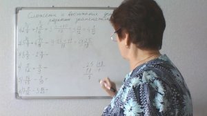 Сложение и вычитание дробей с разными знаменателями. Математика 6 класс.