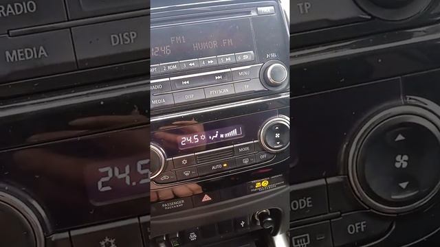 Программирование включения кондиционера в автоматическом режиме климата на Pajero sport 3