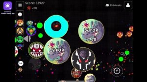 HELLO - 75 000 Agar.io Live Stream | Sarok