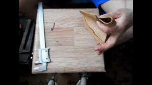 Изготовление ножен из кожи для ножа Охотник