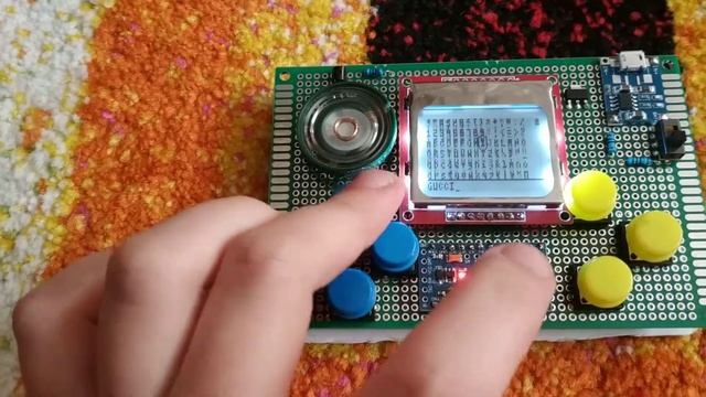 DIY Gaming console based on Arduino/Самодельная консоль на Ардуино. смотреть онлайн