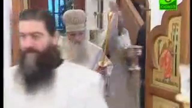 В храме Преображения Господня владыка Викентий освятил придел во имя святителя Николая смотреть онлайн