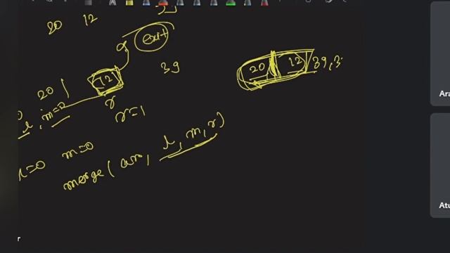 Merge Sort Algorithm | COUNT INVERSIONS in an ARRAY | Leetcode |  Java |  Hindi
