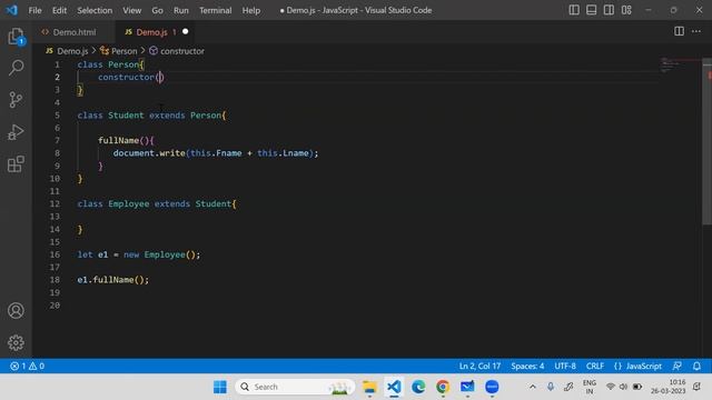 JavaScript Inheritance Explained: Constructor Inheritance, Super Method, and Method Overriding
