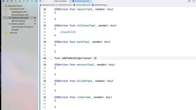 Calculator App Example Swift Xcode Tutorial смотреть онлайн