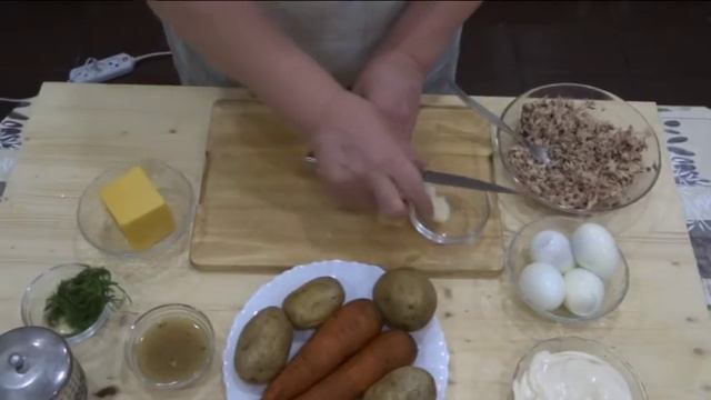 САЛАТ МИМОЗА С ДОМАШНИМ МАЙОНЕЗОМ