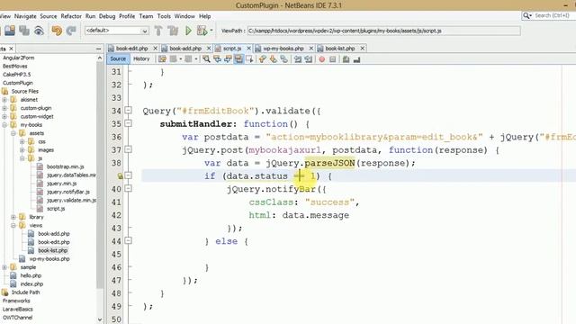 Wordpress Plugin Development tutorial from scratch (Part 32) "My Book" Plugin Update/Delete Data #9
