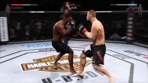 EA SPORTS™ UFC® 2 Молодой Тайсон сбежал из боя под градом грауэнд паундов