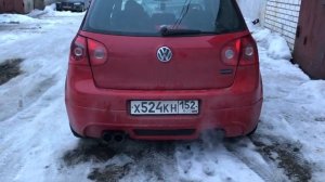 Регулируемый выхлоп Golf 5 gti