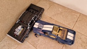 Dodge Charger VS Ford Mustang ? 80 KM/H ? Lego Technic CRASH test - FAST and FURIOUS