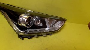 Фара передняя правая для HYUNDAI CRETA black с линзой и с черной ресничкой 2018-2020г.в.