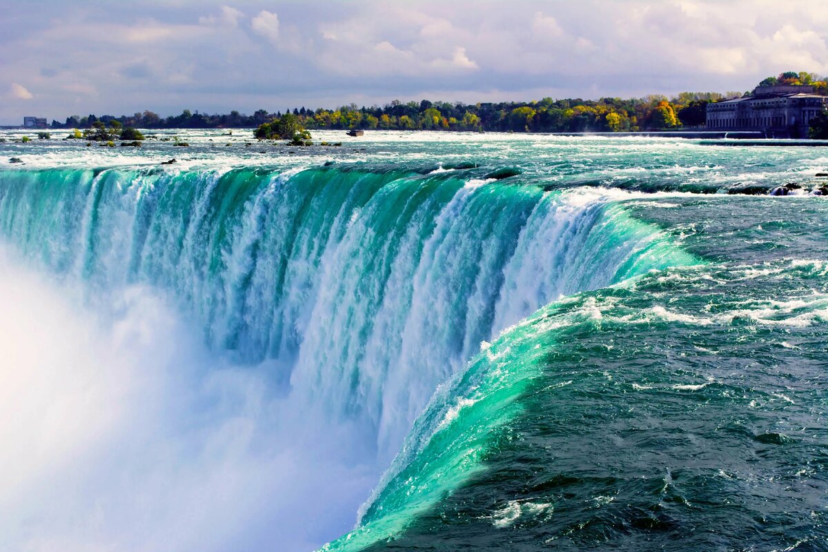 Шум Ниагарского водопада. The noise of Niagara Falls.