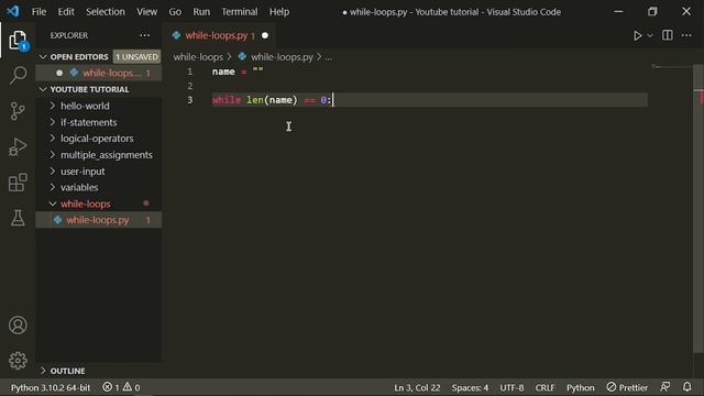 Learn python while loops | Tutorial #7 | Python programming for beginners | Cool Techy Guy
