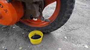 Как заменить масло на скутере Honda dio