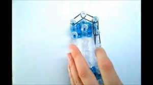 Фигурка Пингвин на ручку из резинок Rainbow Loom.Урок № 11