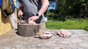 кухонные топорики и тест