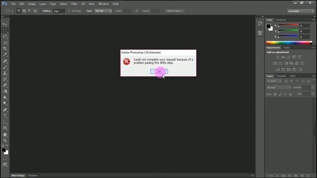 How to Solve Photoshop Problem Parsing the JPEG Data смотреть онлайн