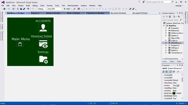 Bank Management System Using C# and SQL Server смотреть онлайн