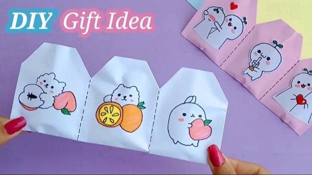 Cute Gift Idea /Origami Paper Gift Idea | Origami Mini Gift |Origami Craft With Paper / #shorts