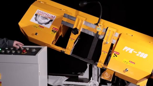 Полуавтоматическая ленточная пила по металлу VISPROM PPK-280 смотреть онлайн