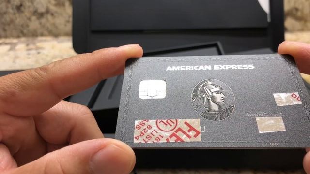 Newly designed American Express Centurion black card RFID 4th generation смотреть онлайн