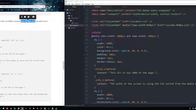 Pure CSS Media Queries for Responsive Web Design—Beginner Tutorial