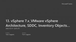 13. VMware vSphere Solution Architecture Overview | SDDC | Inventory Objects Demystified!