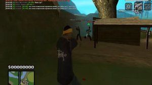 Играем в samp на сервере Monser Gang War