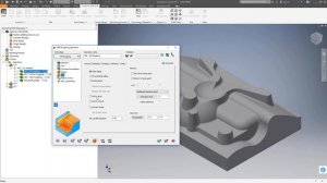 InventorCAM Introductory Video 13 HSR Toolpath