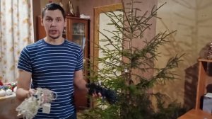 Наряжаем нашу ёлочку!🌲 Обзор наших украшений для ёлки!🎄 С наступающим 2022!🎉✨