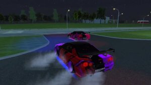 ПАРНЫЙ ДРИФТ ПО НОЧНОМУ ГОРОДУ НА Nissan Skyline r34 | Black Russia Blue |