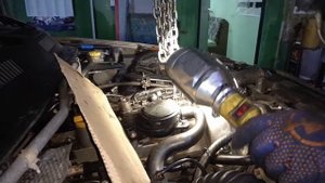 Снятие дизельных форсунок Jeep Grand Cherokee, мотор  Mercedes 2.7