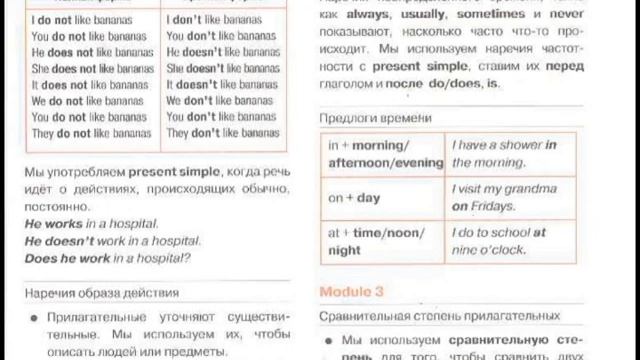 4 класс Звездный Английский Домашнее задание Часть 1 Урок 27 Страница 59, 60, 61. смотреть онлайн