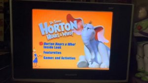 Horton Hears a Who!/Here’s Horton DVD Menu Walkthrough