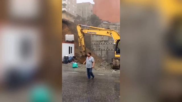 Обрушение дома жесть и шок