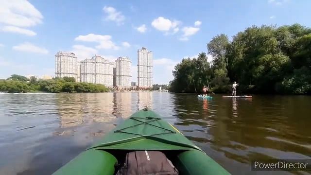 Маршрут в Строгино. Байдарка Тайм Триал Вега 1У. смотреть онлайн