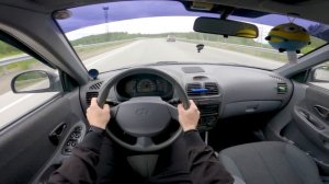 2008 Hyundai Accent 1.5 AT - POV TEST DRIVE