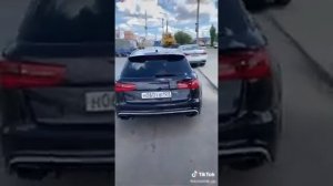 Ауди RS 6 очень быстрый универсал разгон от нуля до ста 3 сек