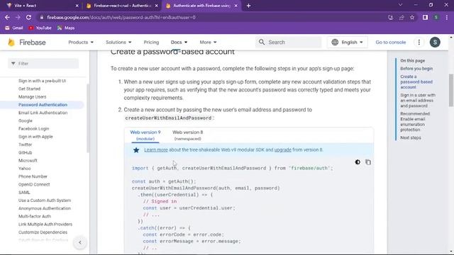 React JS Firebase Crud Tutorial | AUTH - REALTIME DATABASE || FIREBASE 9 TUTORIAL