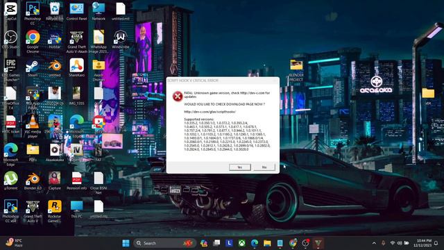 [FIXED] SCRIPT HOOK V  [v1.0.3095.0] CRITICAL ERROR FIX 2023 | Script Hook V | GTA 5 Mods @whoakash