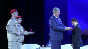 Ф. Симоненко, который спас детей во время атаки украинских диверсантов, получил медаль «За отвагу».