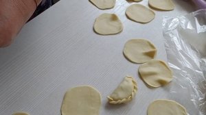 Вареники с картошкой. Заварное тесто. Варим всего три минуты!