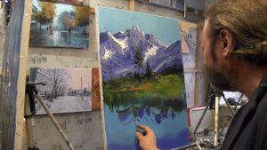 Игорь Сахаров, научиться писать горы маслом